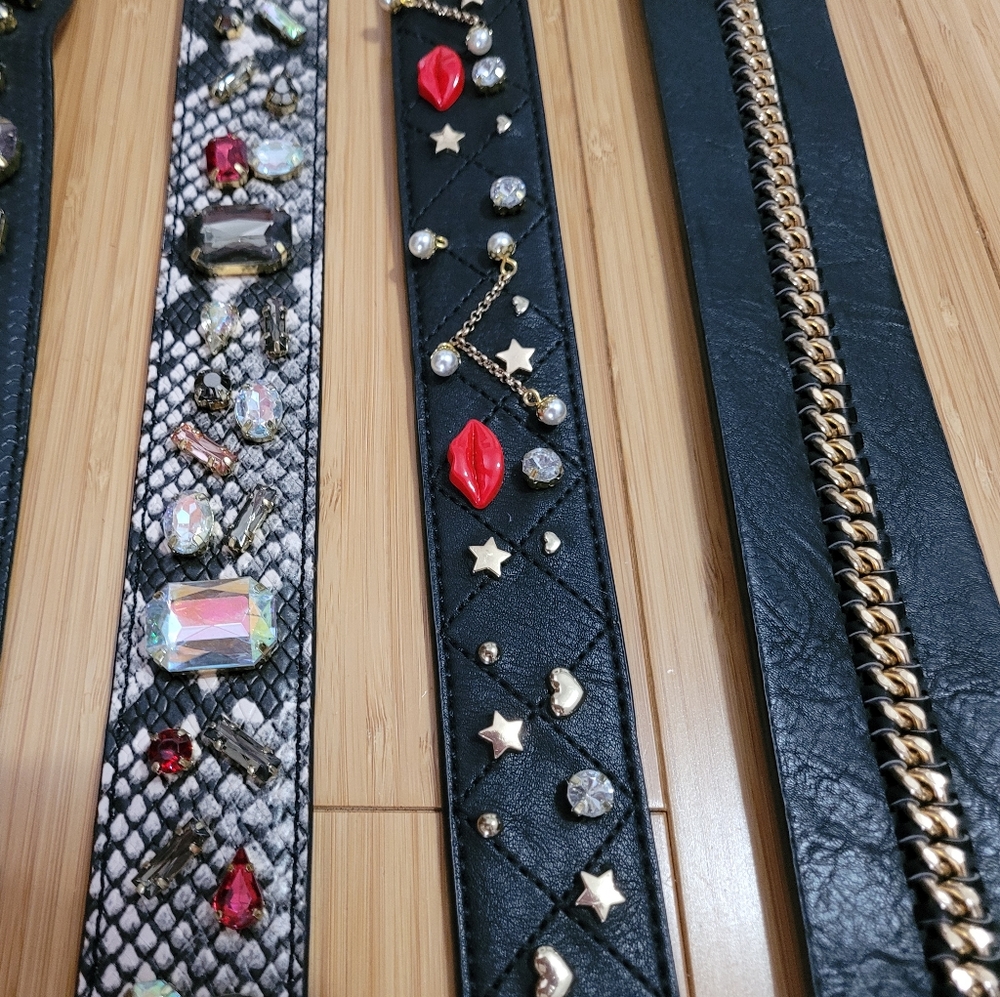LEATHER  Purse straps / last pic